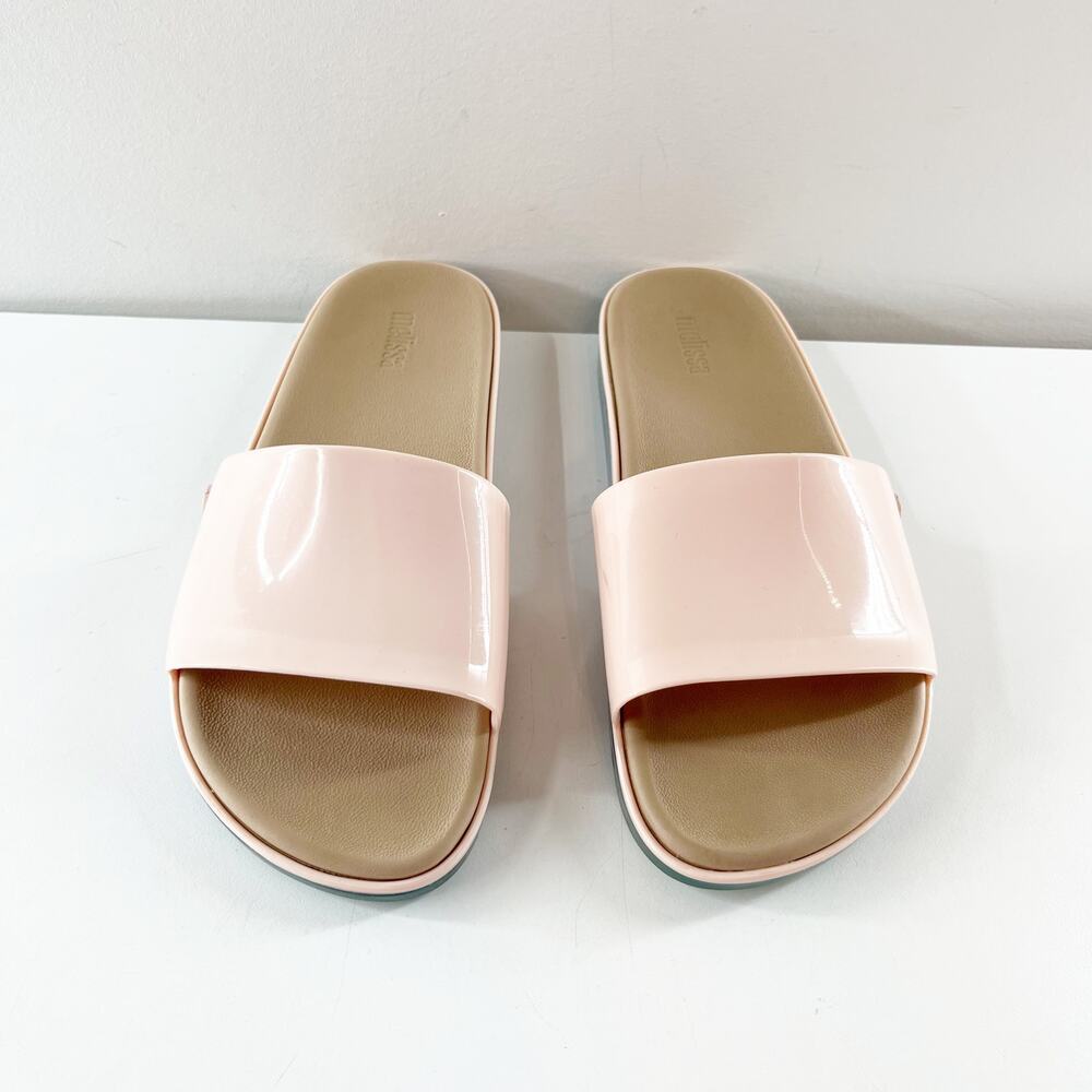 Melissa Beach Pool Slide Sandals in Pink 7 - Picture 2 of 8